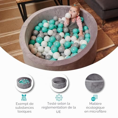 Piscine à balles mousse MS Baby World Misti 8702, 100 balles