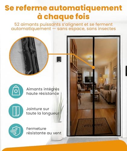Moustiquaire Magnétique Flux Phenom Porte 120x220