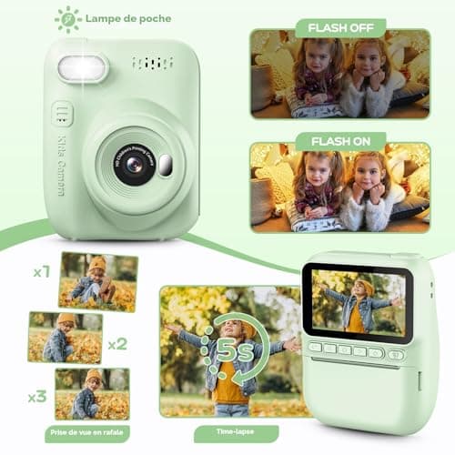 Appareil Photo Instantané Enfant GREENKINDER H2 14 MP