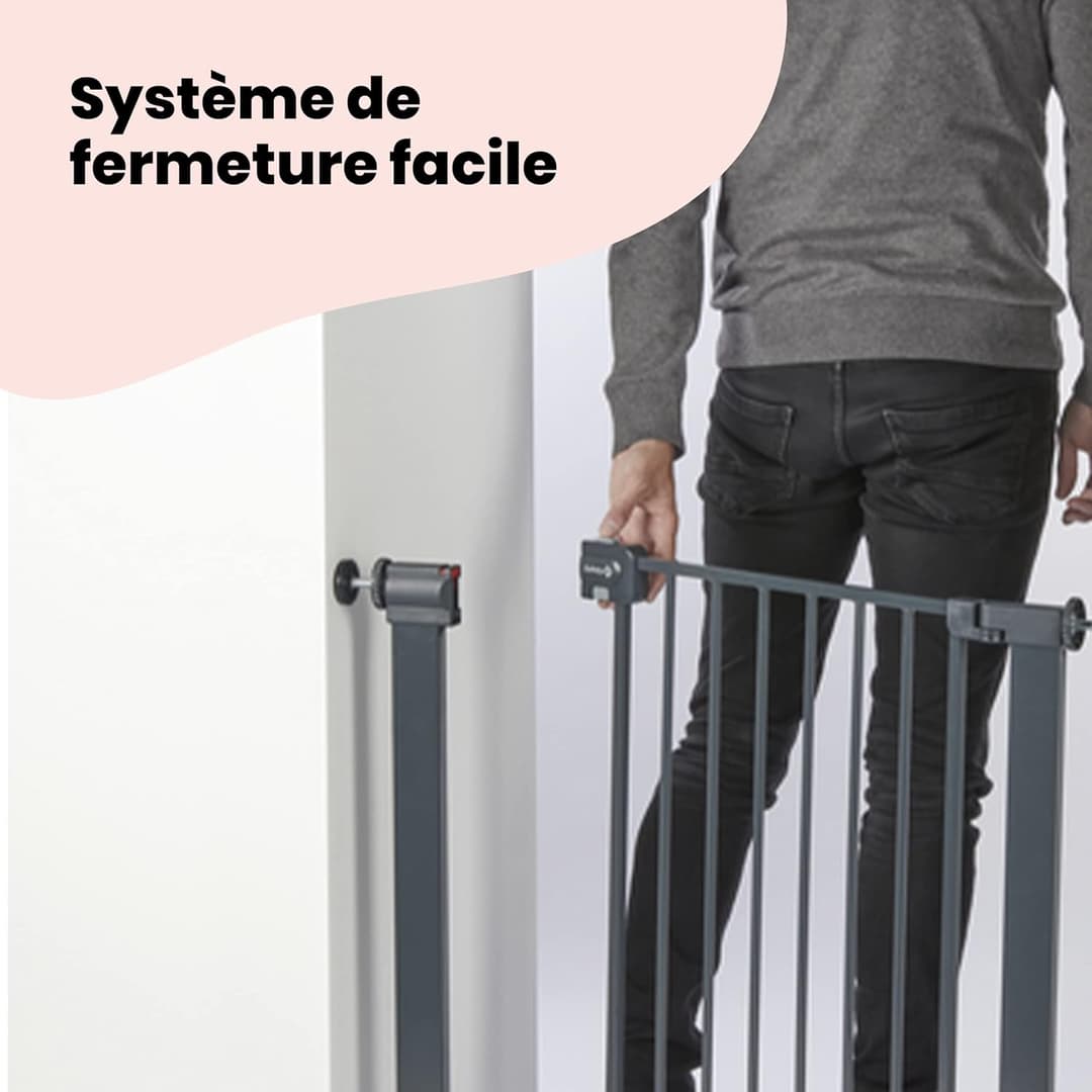 Barrière Sécurité Bébé Safety 1st - Extensible et Facile à Installer