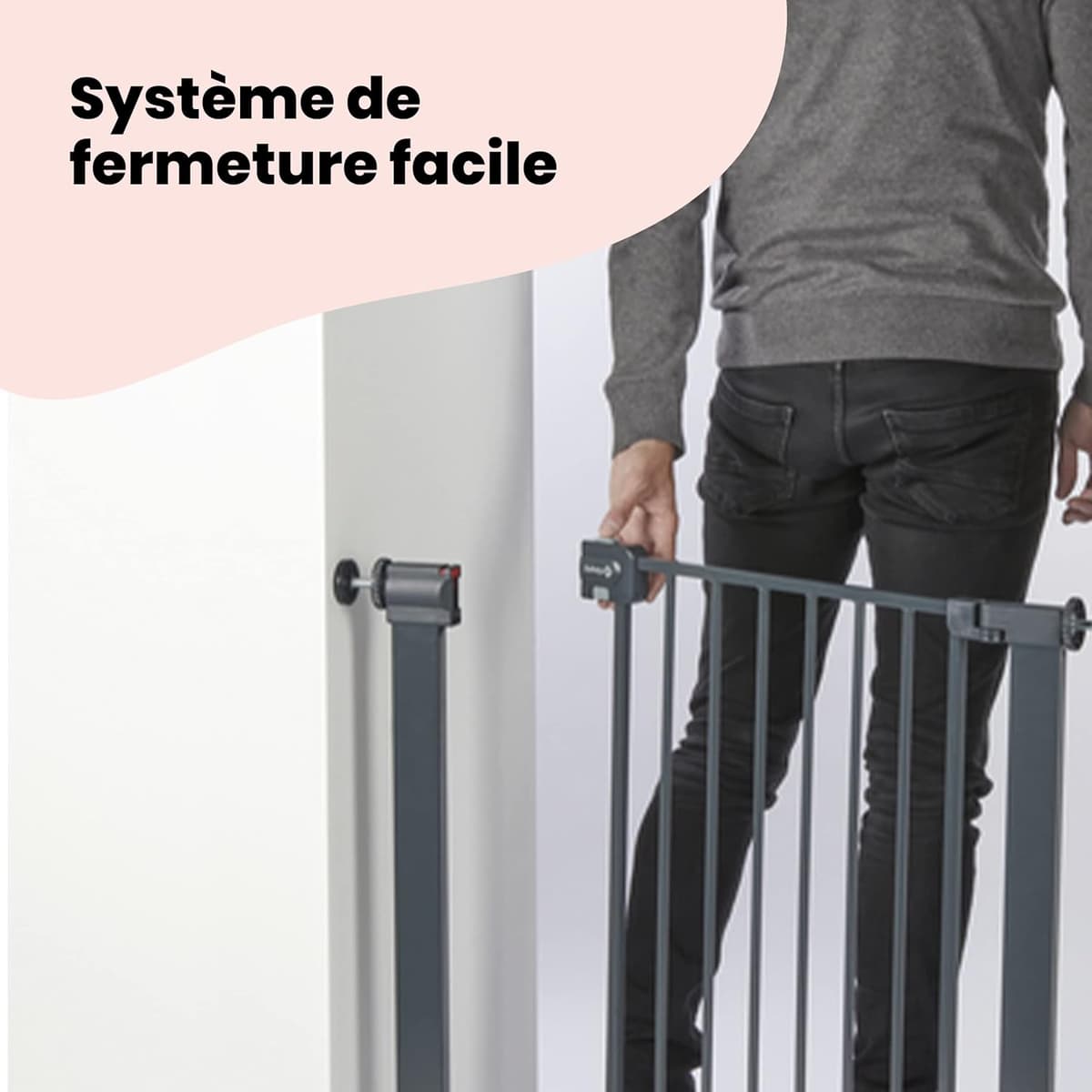 Barrière Sécurité Bébé Safety 1st - Extensible et Facile à Installer
