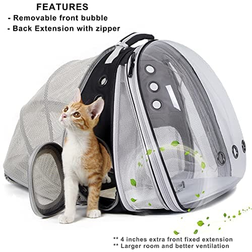 Sac à dos chat Interfashioner double extension 9 kg