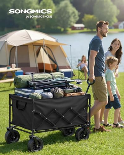 Chariot Pliable SONGMICS 200 L - Charge 180 kg