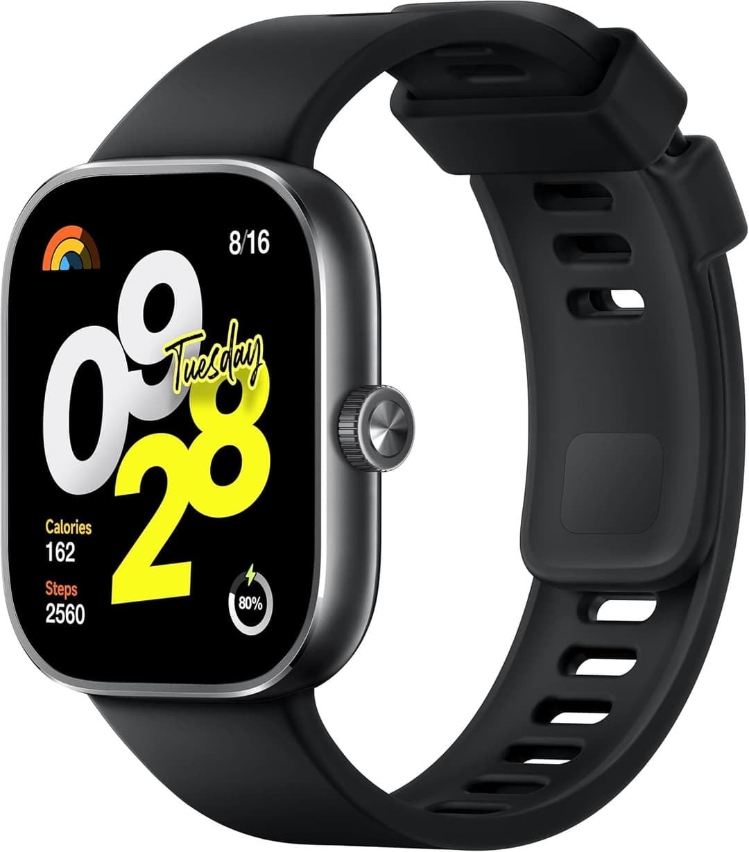 Xiaomi Redmi Watch 4 Ecran AMOLED 1,97’’, 20 Jours d’autonomie, 150 + Modes de Sport, GPS intégré 
