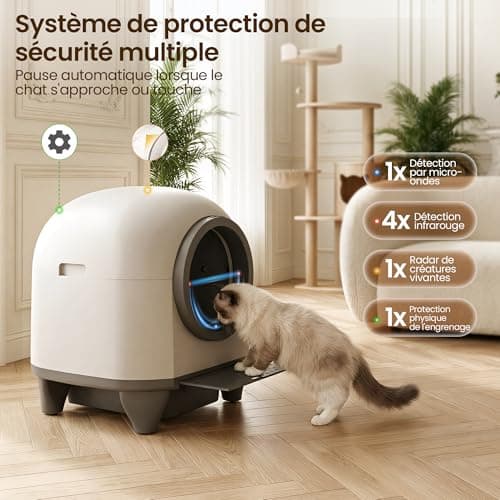 Litière Autonettoyante Devoko 90 L Multi-Chats