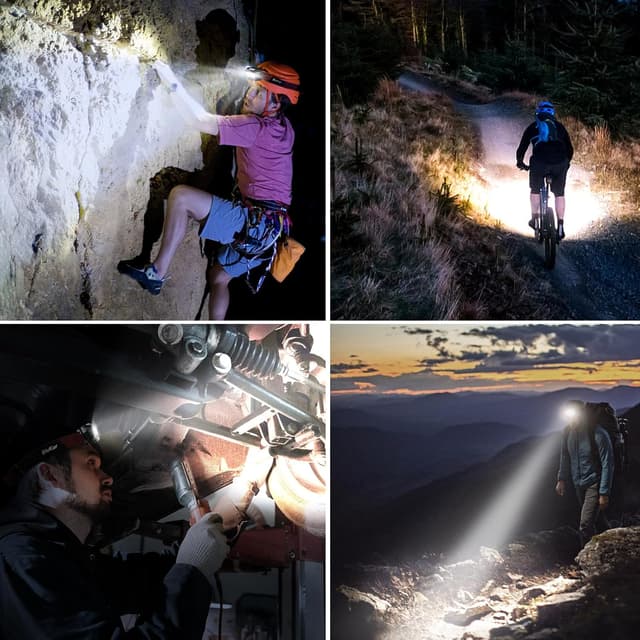 Lampe Frontale Rechargeable Blukar 2000LM