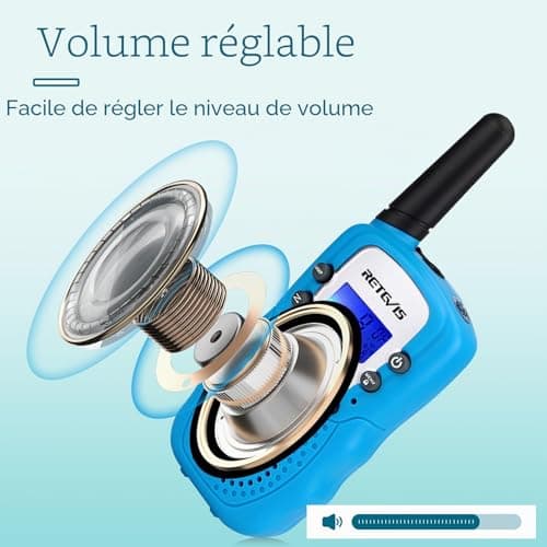 Talkie-Walkie Enfant Retevis RT388 PMR446 8 Canaux