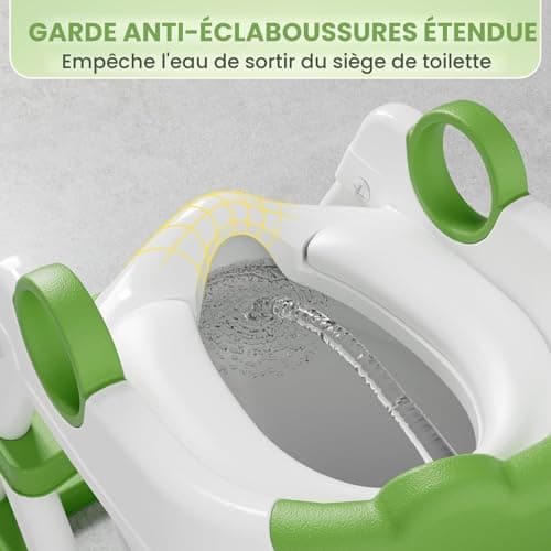 Réducteur WC Grenouille COOSEYA avec Marchepied Réglable