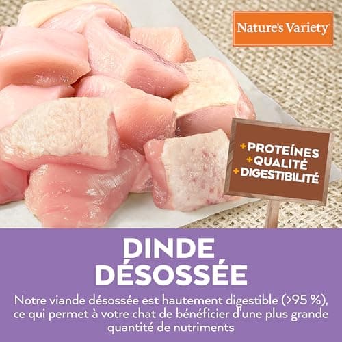 Nature's Variety No Grain Chat Stérilisé Dinde 7 kg
