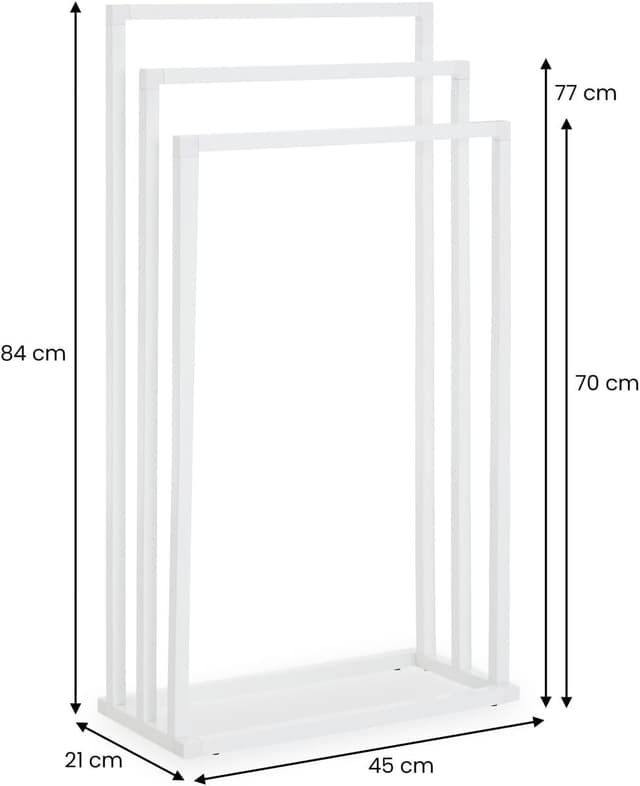 Porte-Serviettes IDIMEX KUNO - Blanc