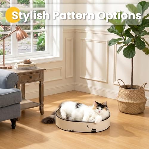 Griffoir Chat Carton Ovale Conlun 2-en-1 43 cm