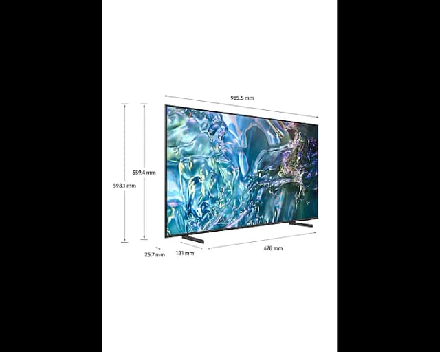 Samsung Téléviseur TQ43Q60D 43" (43 Pouces) QLED 4K Smart TV