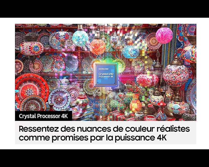 Samsung Téléviseur TU50CU7095 50" (50 Pouces), Crystal UHD 4K, Smart TV