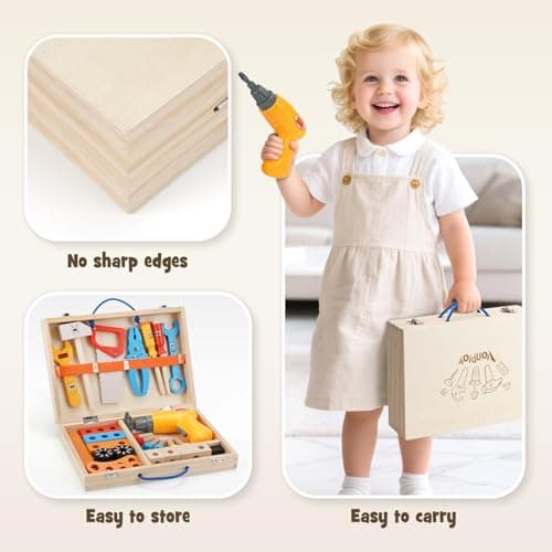 Boîte à outils enfant Vanplay MX083-Drill 39 pièces