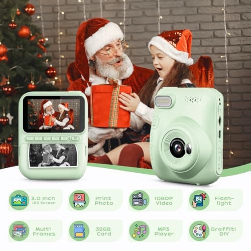 Appareil Photo Instantané Enfant GREENKINDER H2 14 MP