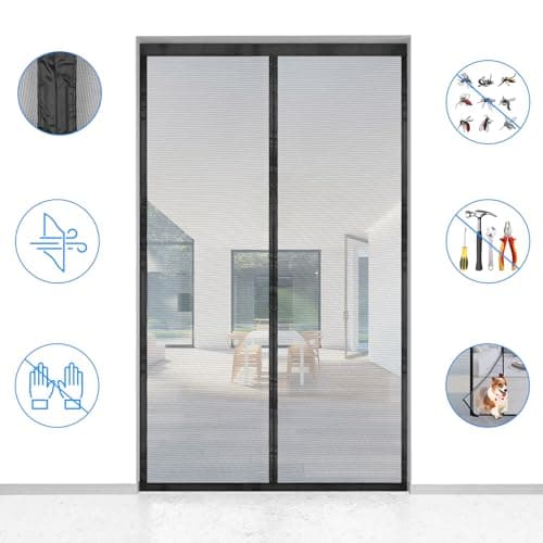 Moustiquaire Magnétique Berssen Porte 120x220 cm