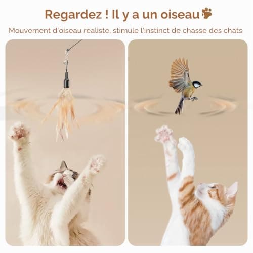 Plumeau chat Pawaboo DI-EU-PW-P029A501, 88 cm
