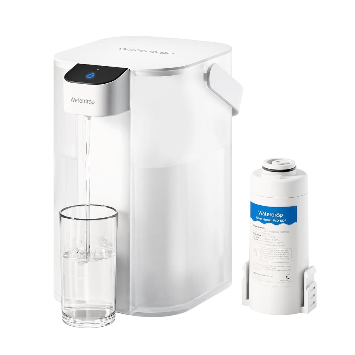 Carafe Filtrante Waterdrop 3.5L - Eau Pure Instantanée