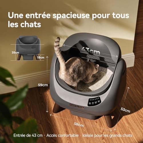 Litière Autonettoyante CATLINK Dessus Ouvert 12 L