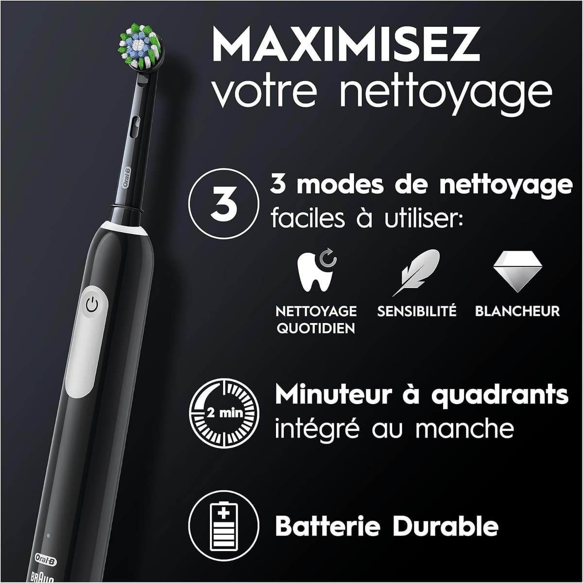 Oral-B Pro 1 Brosse à Dents Électrique