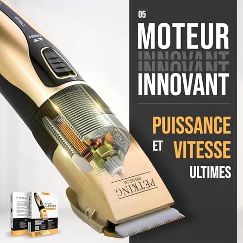 Tondeuse chien PetKing Premium sans fil kit complet