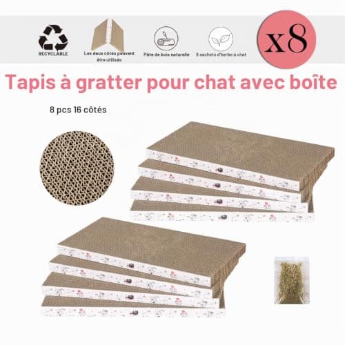 Griffoir carton Catinarla 8 plaques réversibles