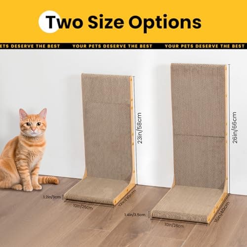 Griffoir Conlun en L Carton 58 cm Effet Bois
