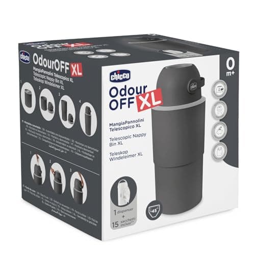 Poubelle à couches Chicco XL sans recharge imposée