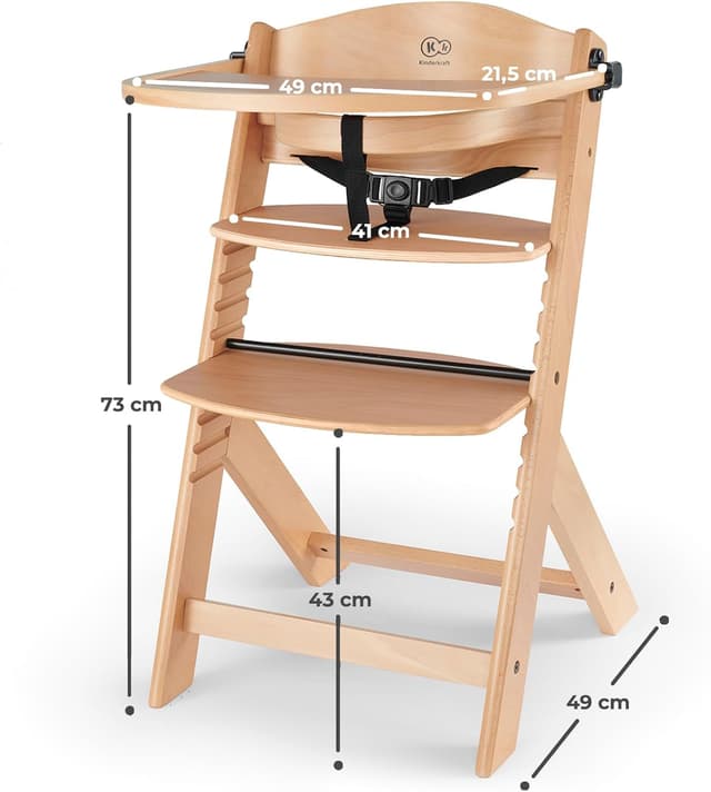 Kinderkraft ENOCH Chaise Haute Bébé 3 en 1