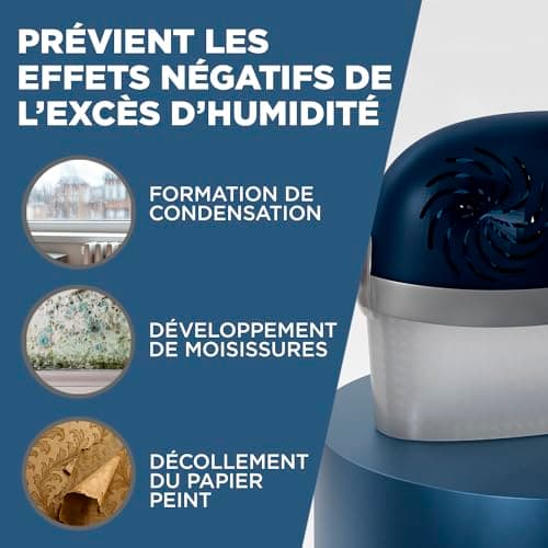Absorbeur d'humidité Rubson AERO 360 40 m² sans courant