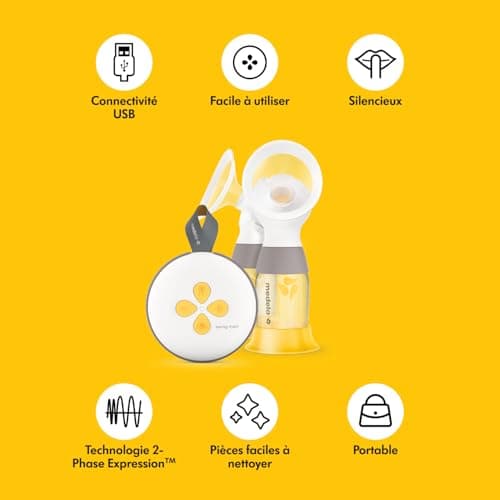 Tire-lait électrique double Medela Swing Maxi USB-C