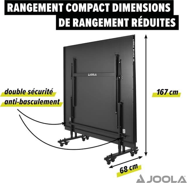 Table de Ping-Pong JOOLA Black 13i - Intérieur