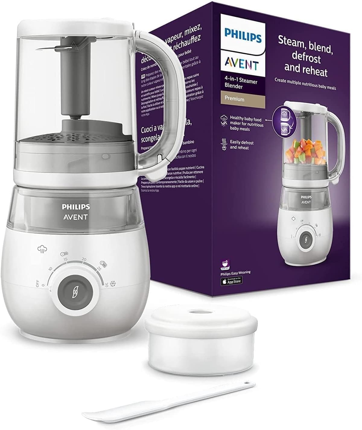 Robot Cuiseur Philips Avent SCF883/01 - Préparation Bébé