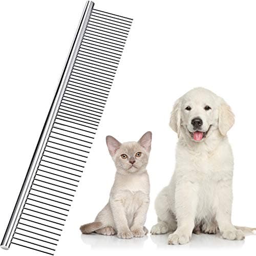 Peigne démêloir chien Boao acier inoxydable 19 cm