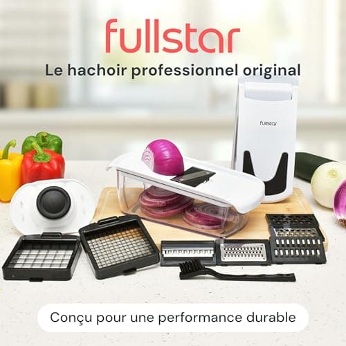 Fullstar Hachoir Legumes Multifonctions 8 en 1