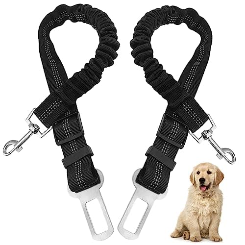 Ceinture Voiture Chien Nutabevr Lot de 2 Réglable