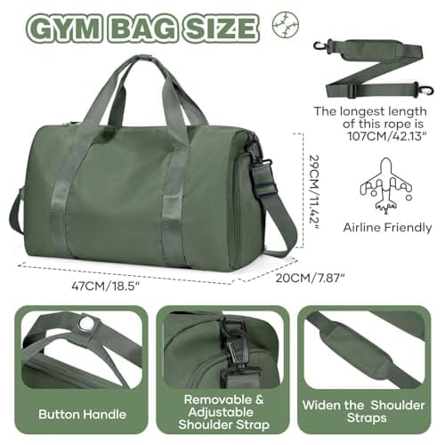 Sac de Sport HYC00 27L Vert Armée