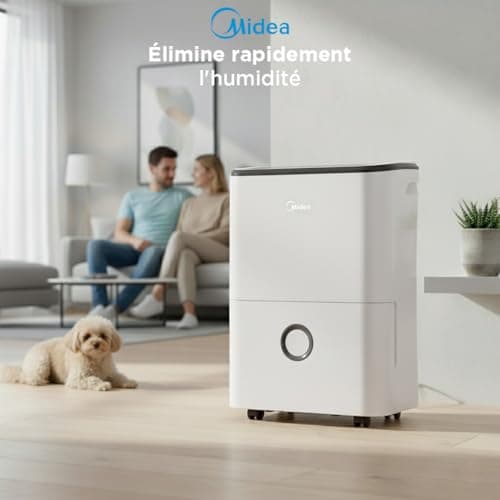 Déshumidificateur Midea 20L WiFi Compresseur R290