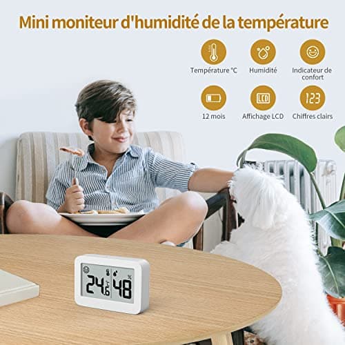 DOOMAY 2 Mini Hygromètres Thermomètres