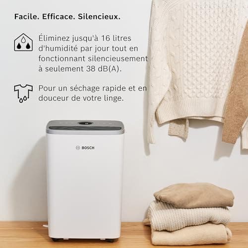 Déshumidificateur Bosch Dry 4000 16 L/j pour 33 m2