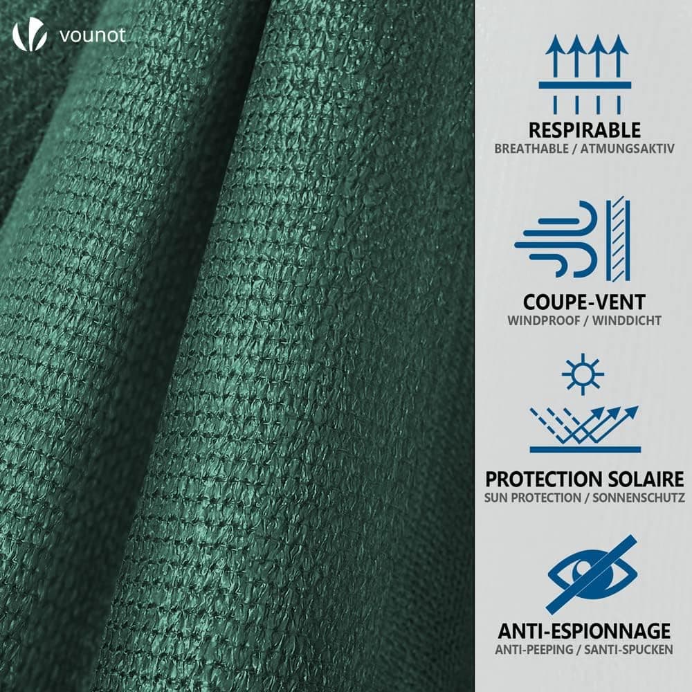 Brise-vue Occultant vounot® - Intimité et Protection UV