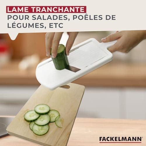 Mandoline inox double face Fackelmann