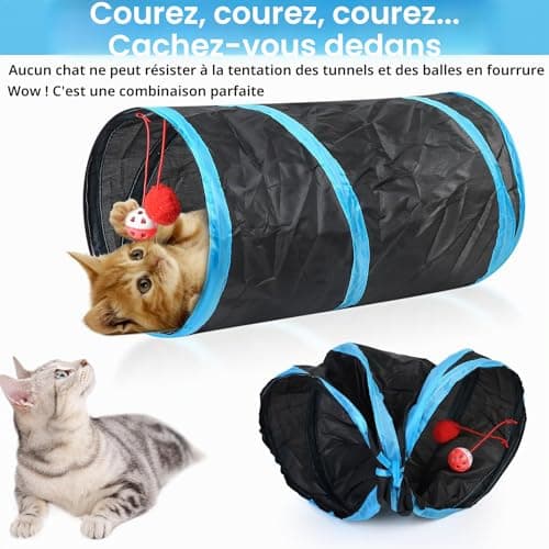 Gaomoeny RZLDE-006 lot 22 jouets chat avec tunnel