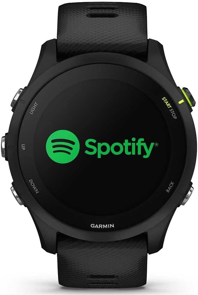 Garmin Forerunner 255, Music - Montre GPS Multisports connectée de Running – Noire – Boitier 46 mm