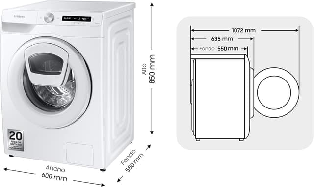 Lave-linge Samsung WW90T554DTW