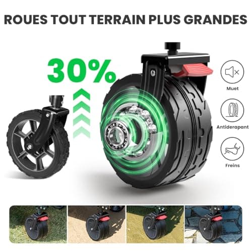 Chariot Plage SLIDBEAT 300 L - Cadre Triangulaire