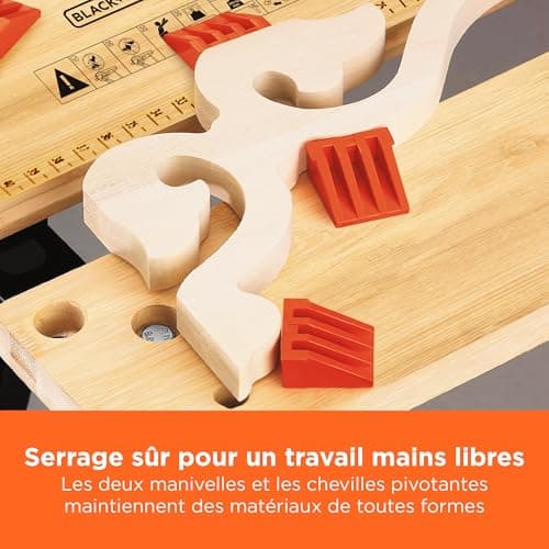 Etabli double hauteur BLACKDECKER WM536-XJ