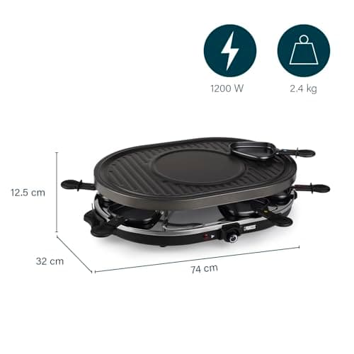 Princess Raclette Gril Party 8 Ovale