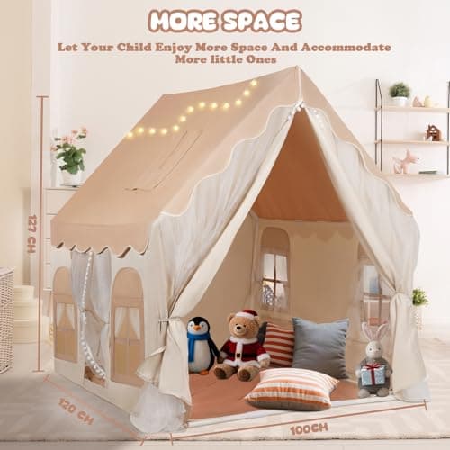 Tente cabane enfant Snookids SNO-03 cadre PVC 120 cm