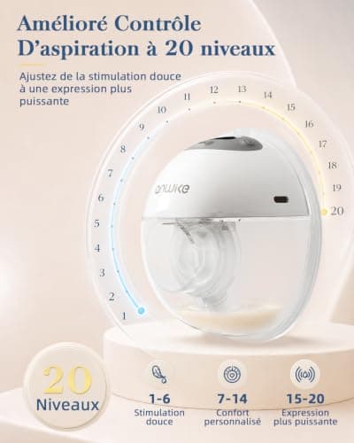 Tire-lait électrique ANWIKE K10 mains libres 4 modes